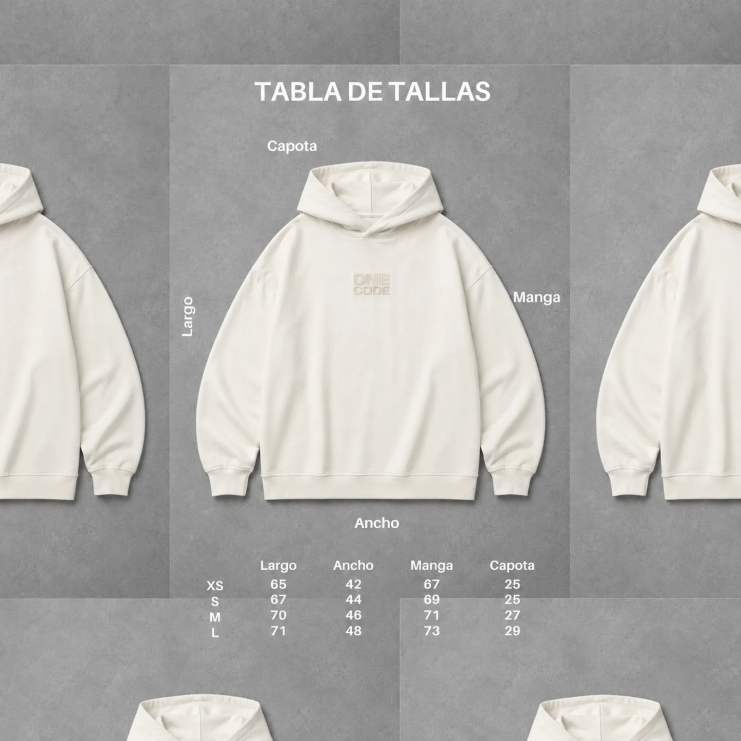 Hoodie Origin White