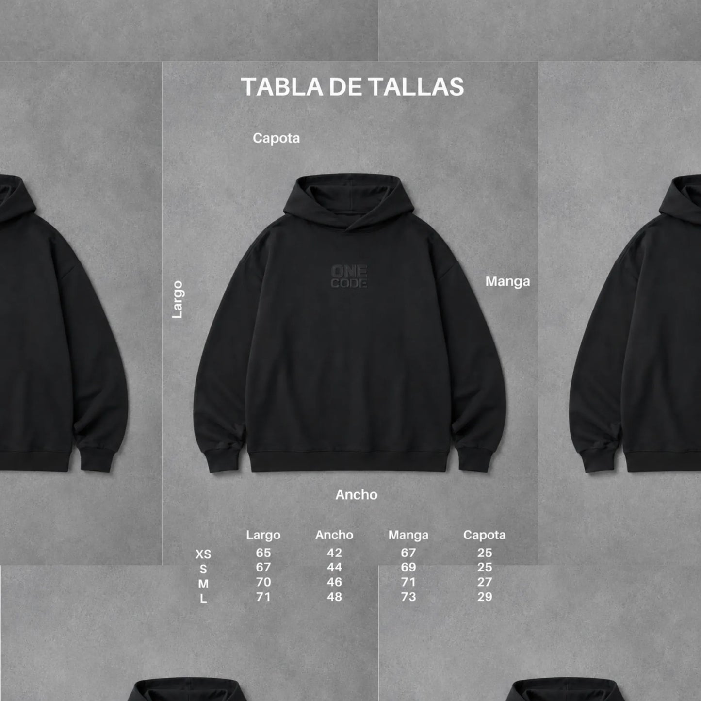 Hoodie Origin Black